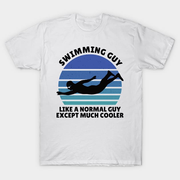 swimming guy T-Shirt by Jabinga